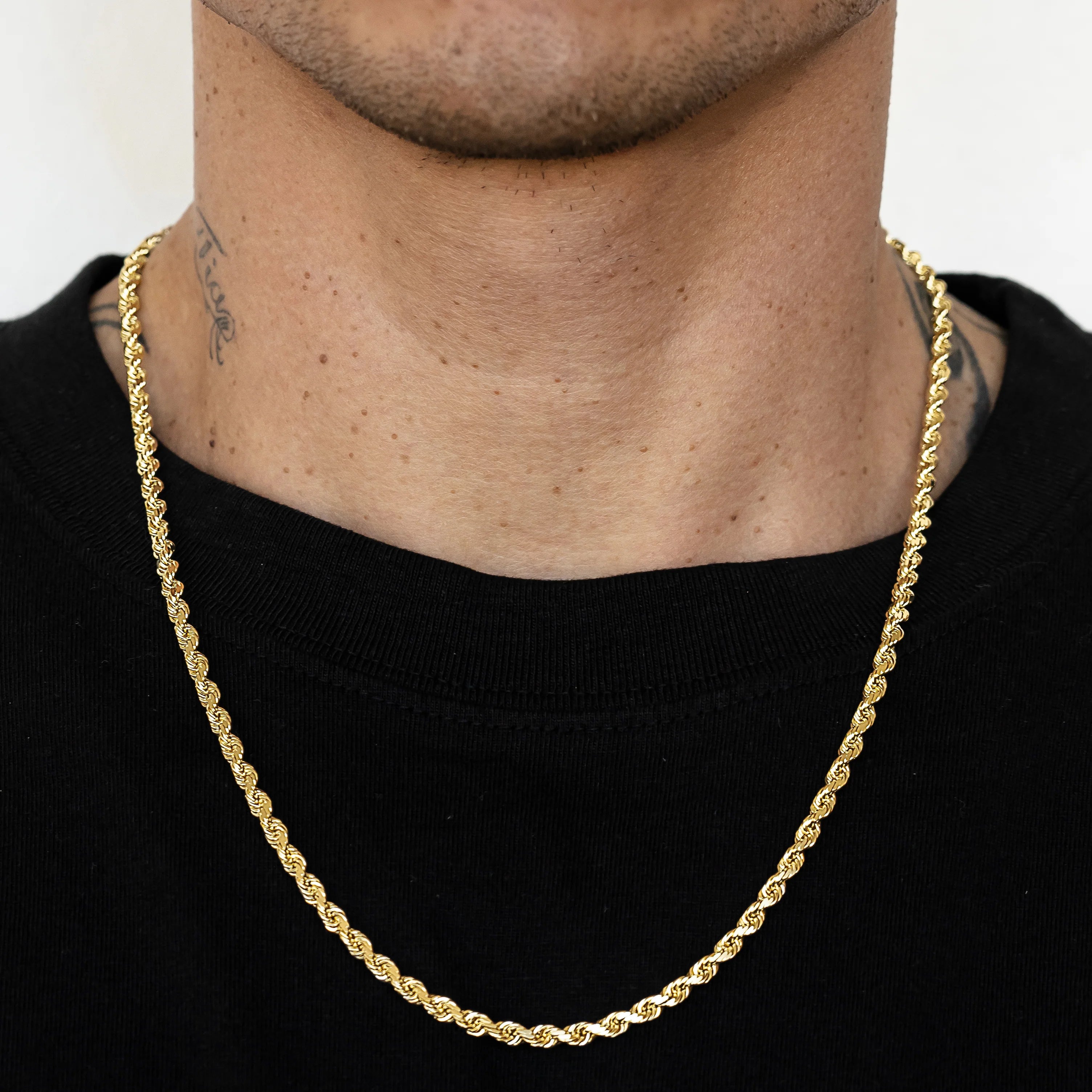 ROPE CHAIN AND BRACELET - 10K & 14K GOLD