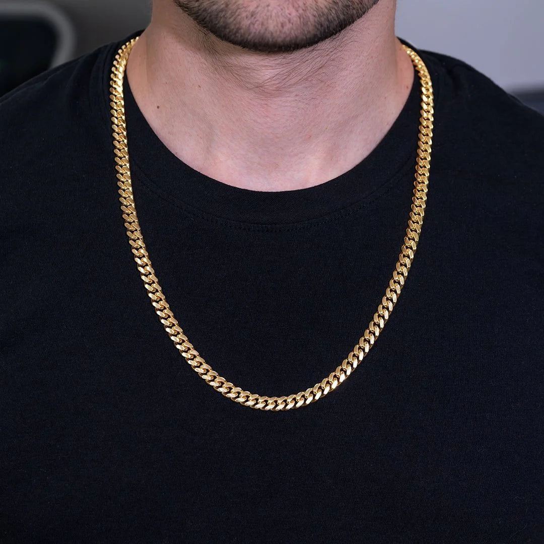 MIAMI CUBAN LINK CHAIN AND BRACELET - 10K & 14K GOLD