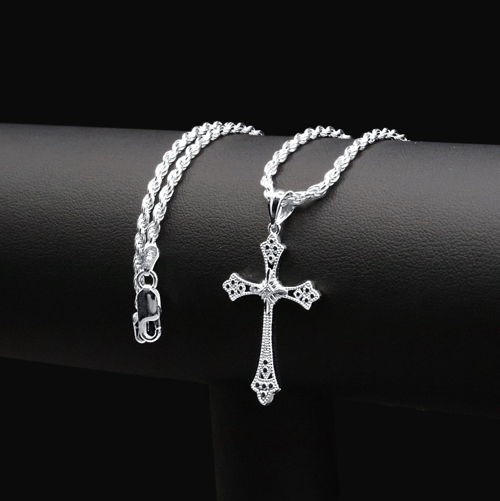 Cross Pendant - sterling silver
