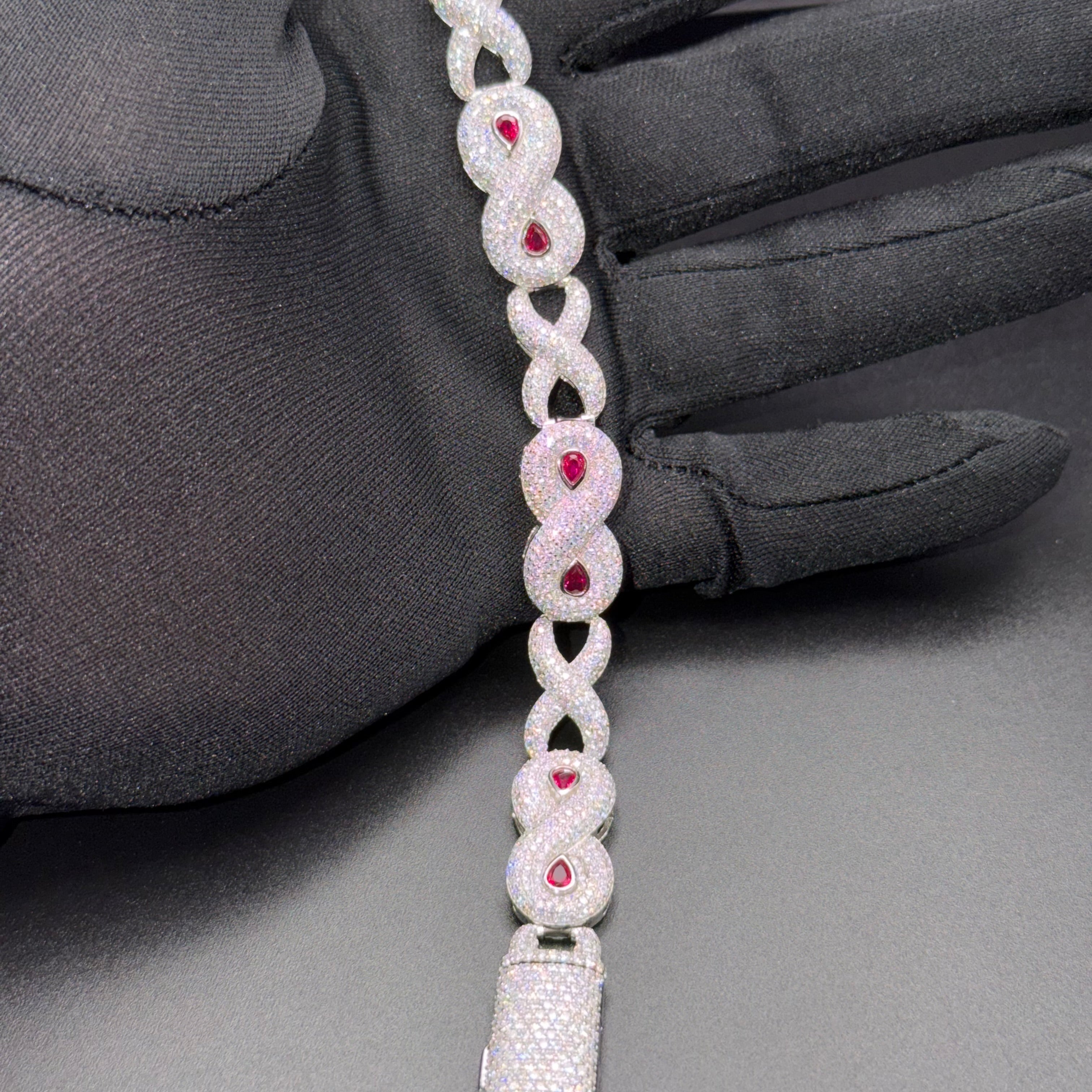 Prestige Designer Chain & Bracelet – VVS Moissanite – Sterling Silver