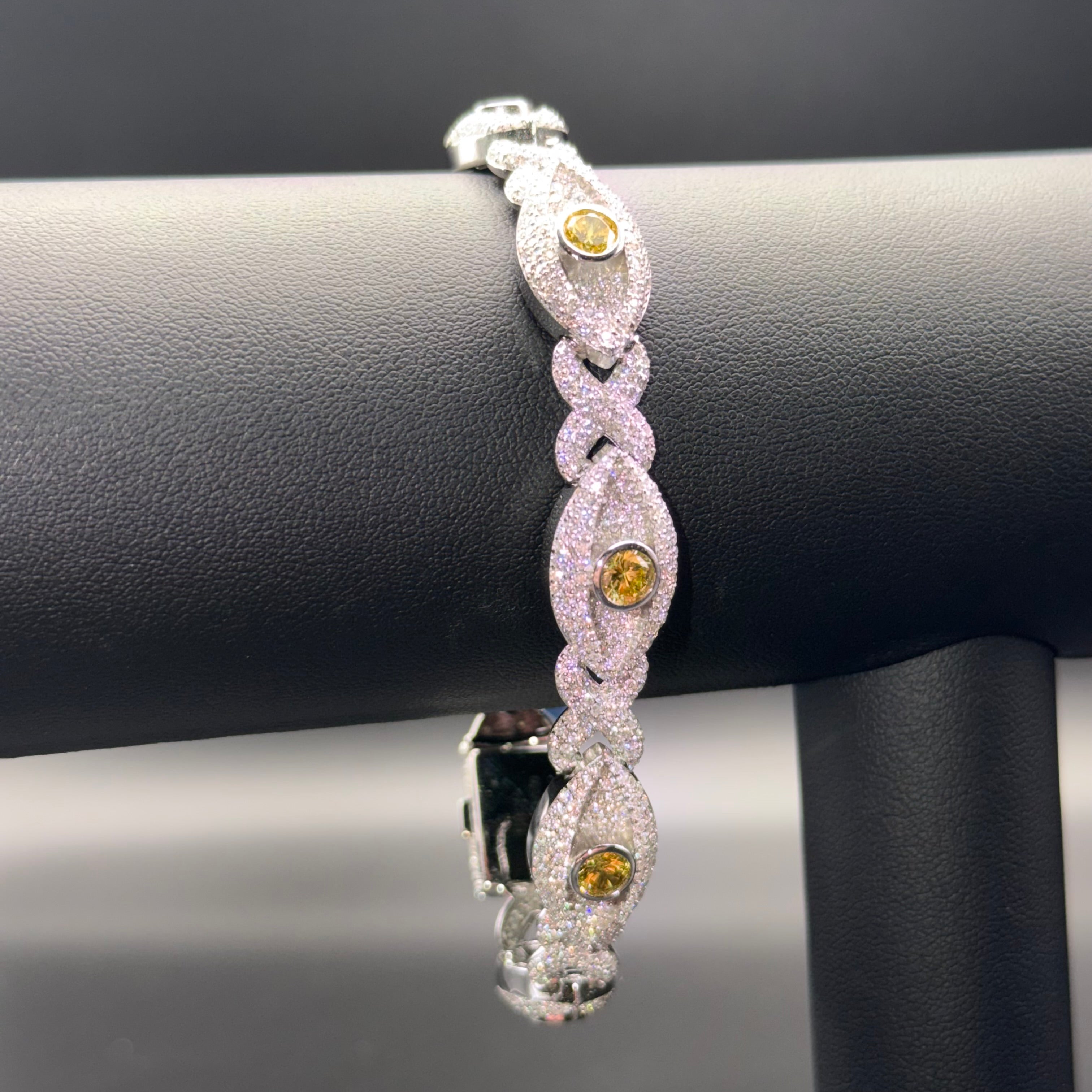 Prestige Designer Chain & Bracelet – VVS Moissanite – Sterling Silver