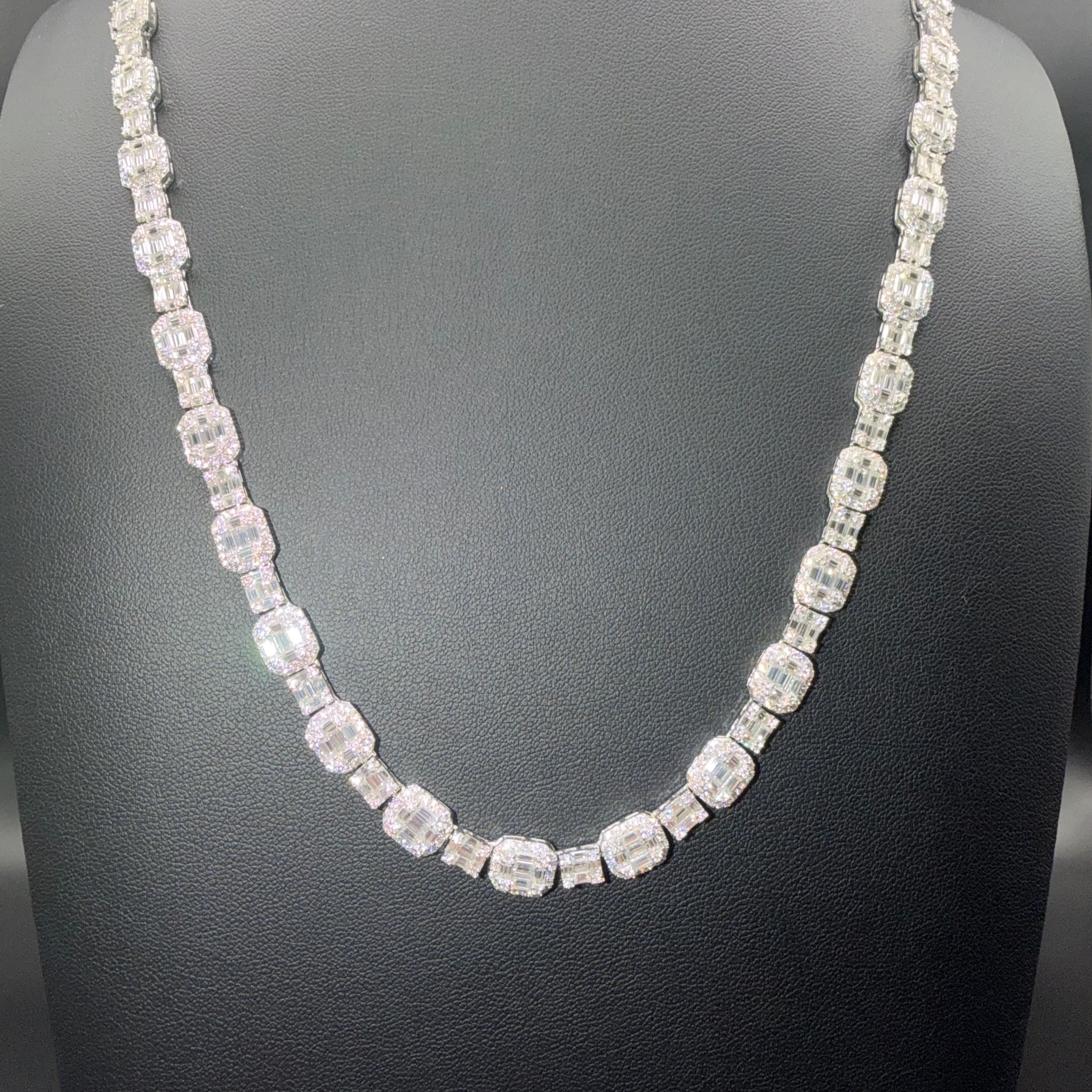 Prestige Designer Chain & Bracelet – VVS Moissanite – Sterling Silver