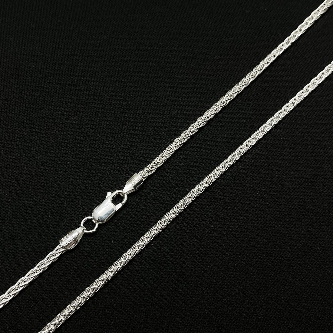 2.5MM Wheat Chain – Sterling Silver