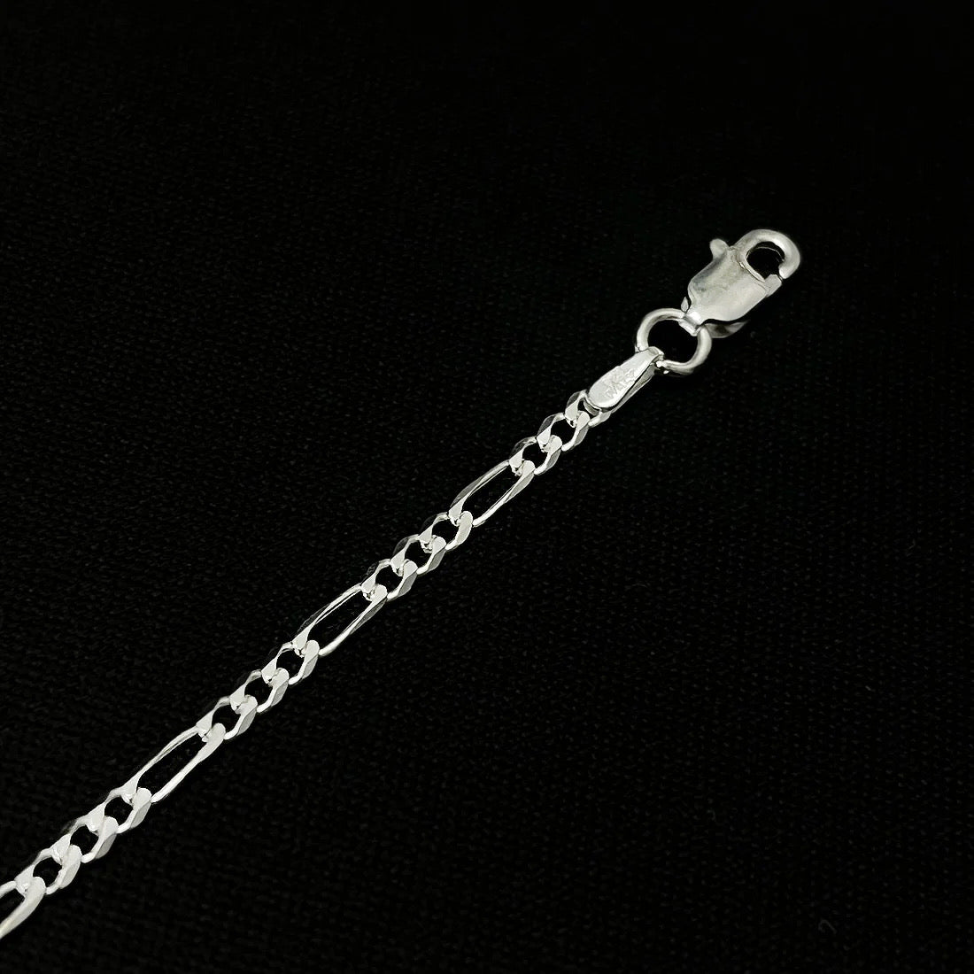 2MM Figaro Chain – Sterling Silver