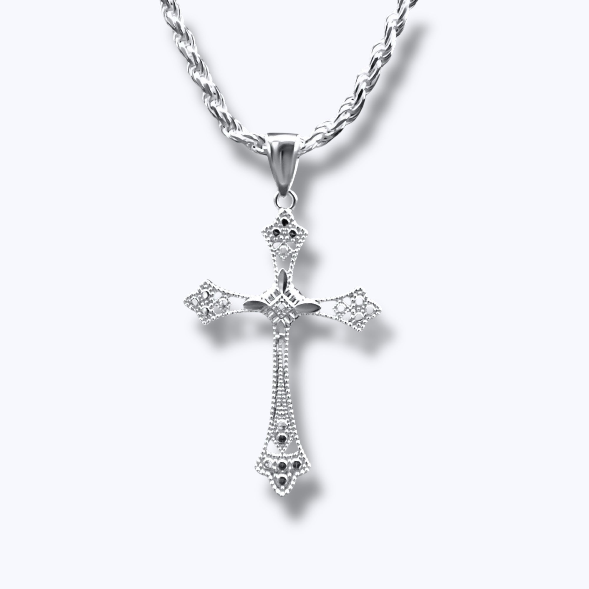 Cross Pendant - sterling silver