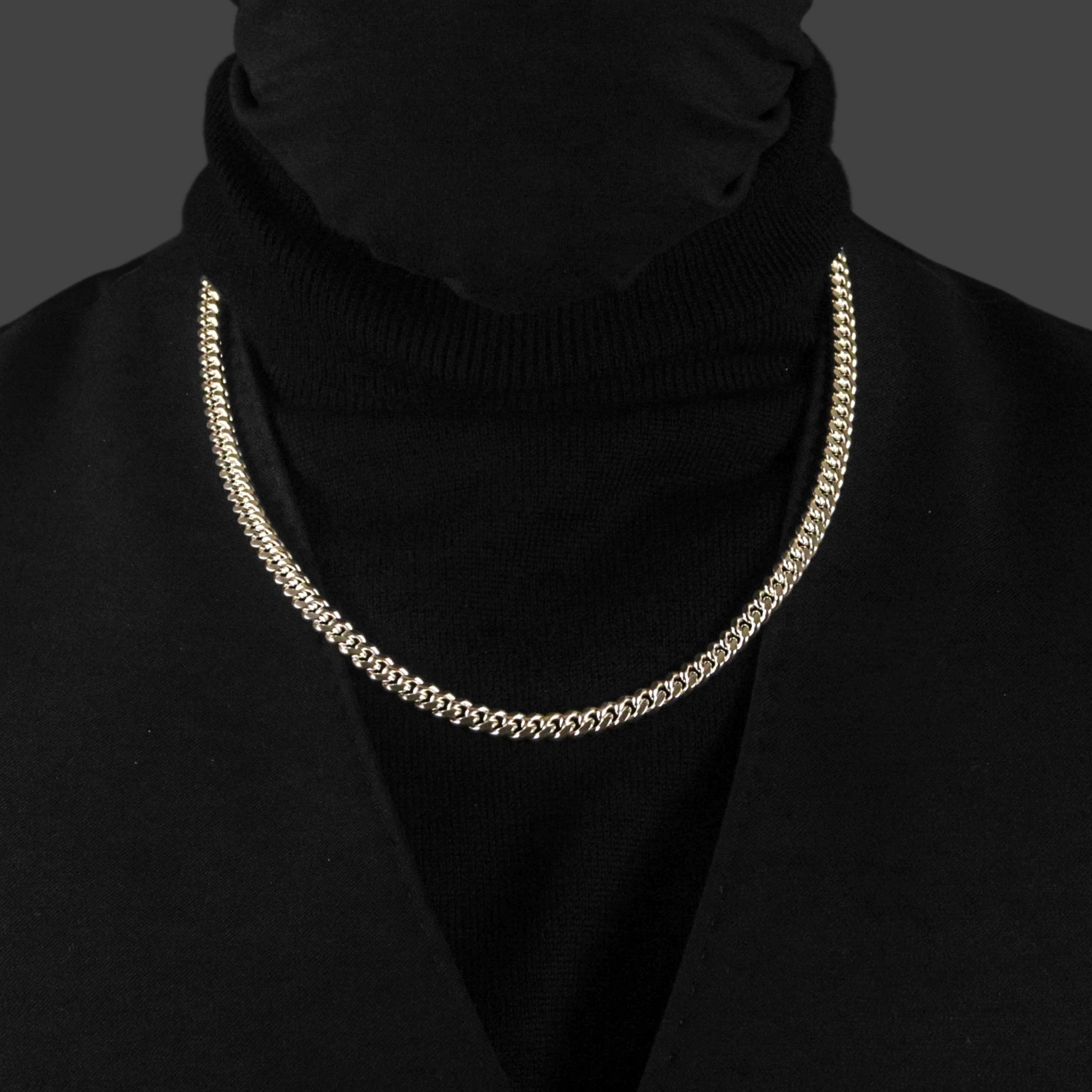 Silver Cuban Link Chain - 5.5mm