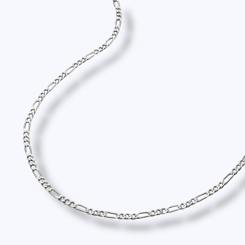 2MM Figaro Chain – Sterling Silver