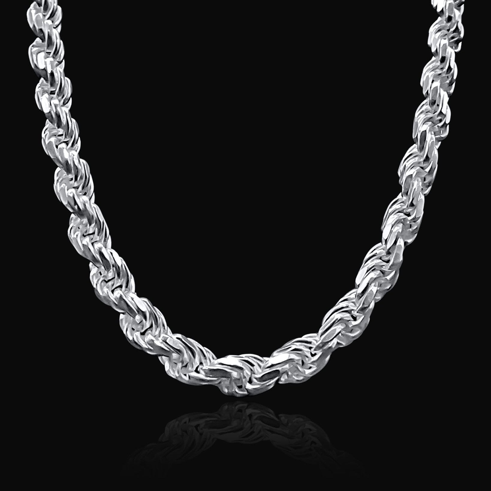 Silver Rope Chain - 7mm