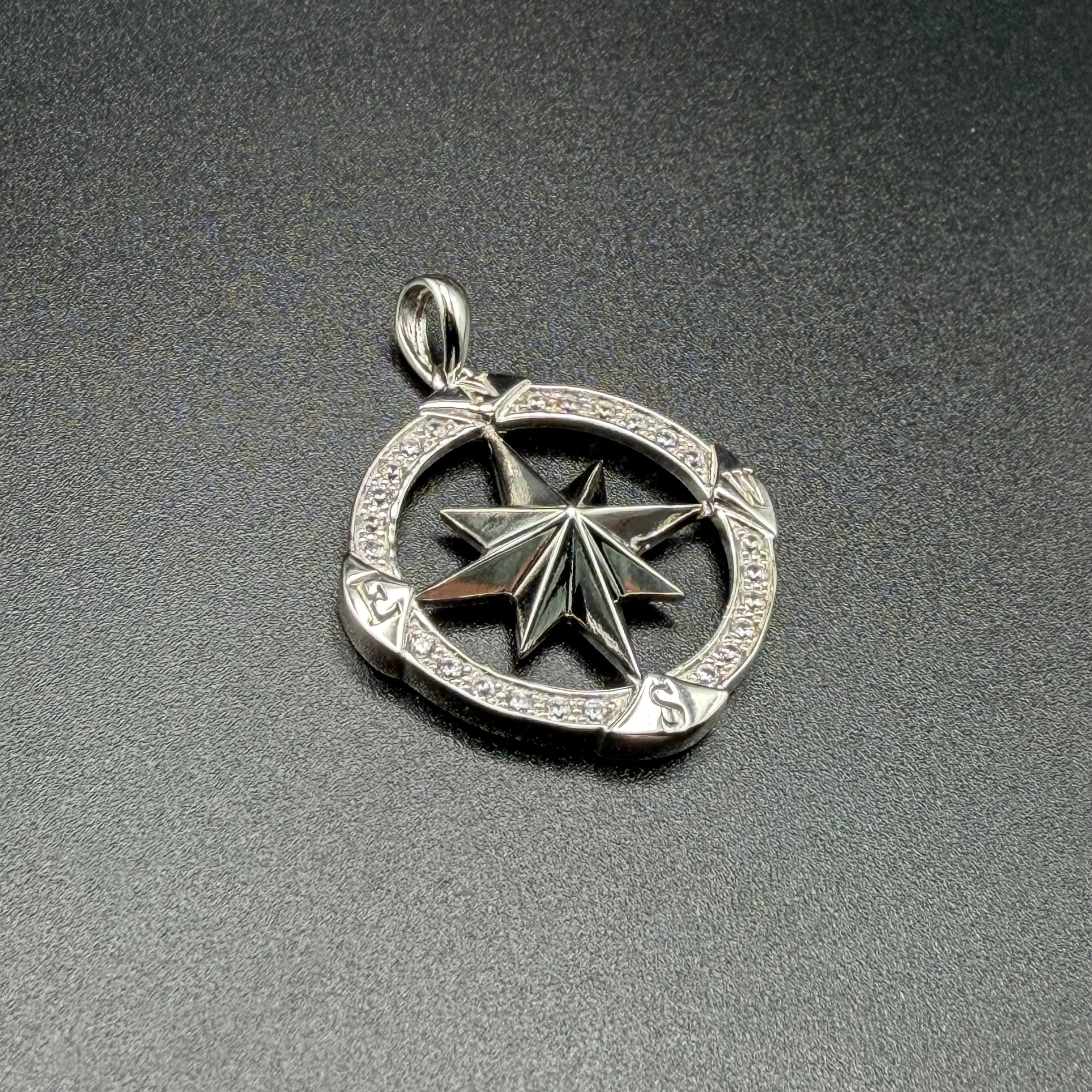 NORTHERN STAR PENDANT - PREMIUM CZ - STERLING SILVER