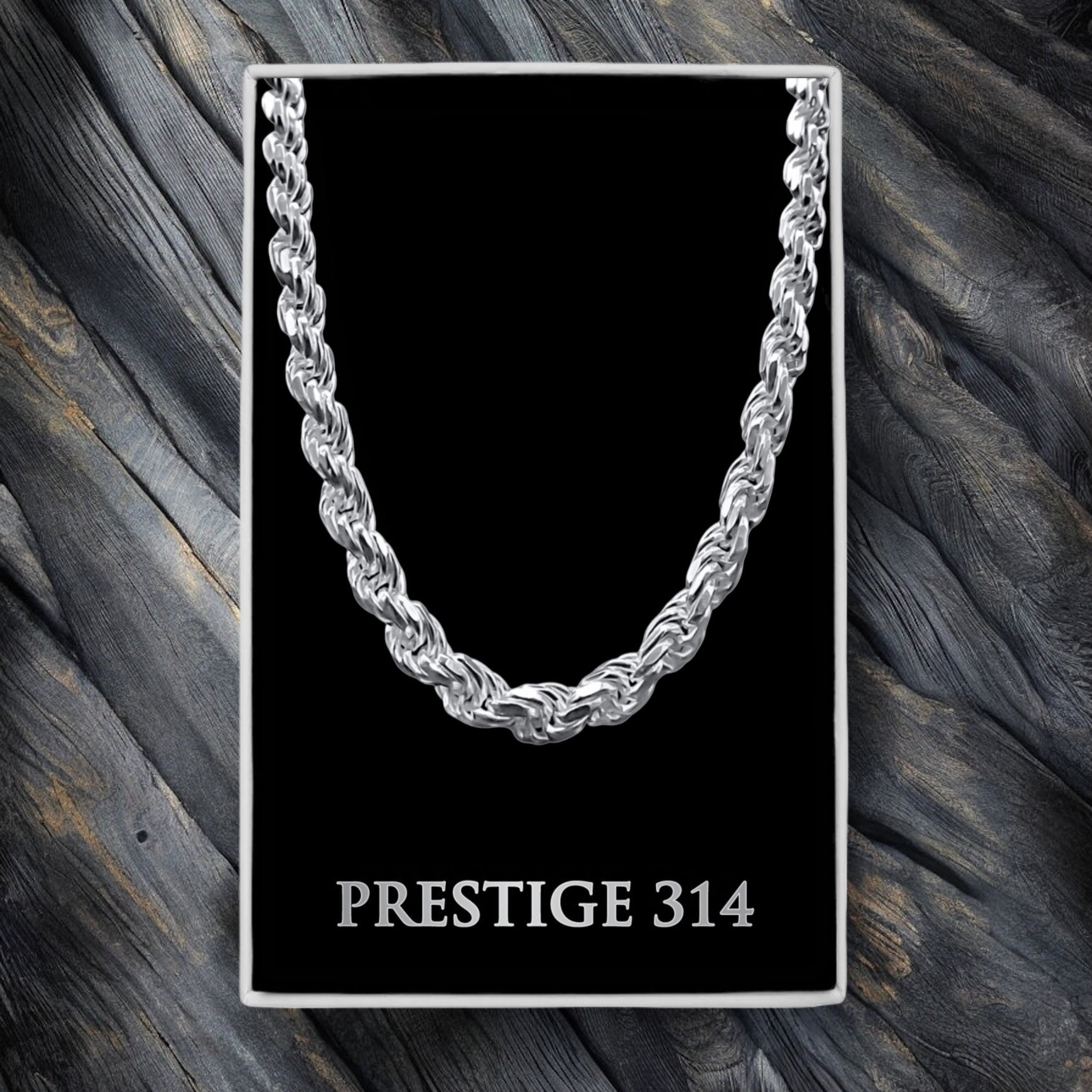 Silver Rope Chain - 7mm