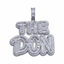 THE DON PENDANT - PREMIUM CZ - STERLING SILVER