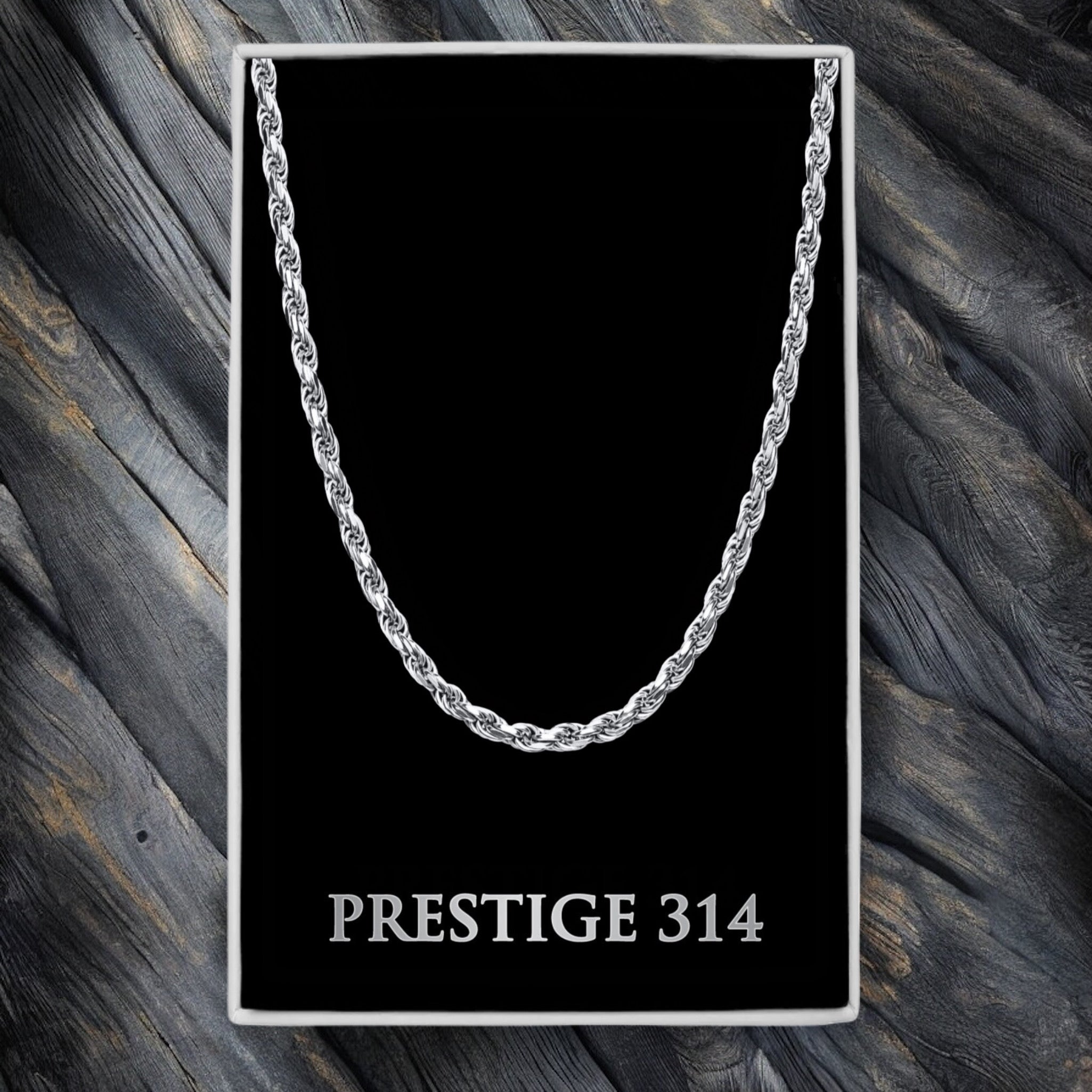 Silver Rope Chain - 2.5mm