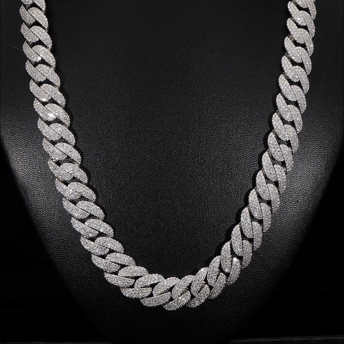 Prestige Cuban Link Chains & Bracelets – VVS Moissanite – Sterling Silver