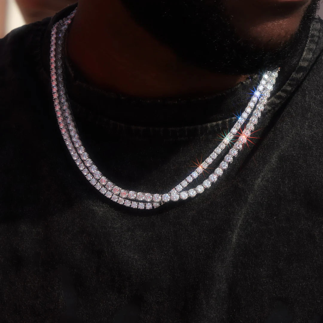 5mm Tennis Chain – Premium CZ – Sterling Silver