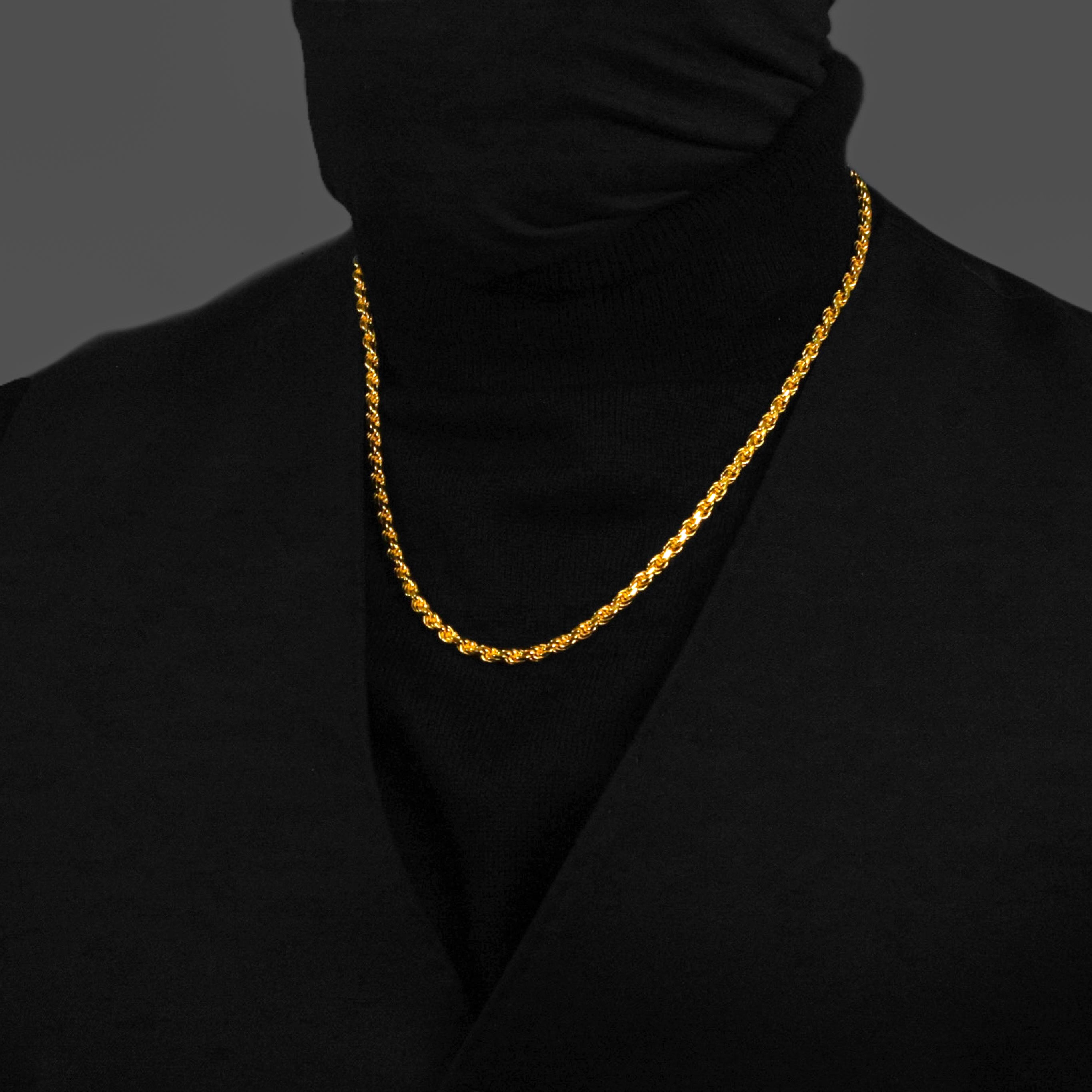 Gold Rope Chain - 4.5mm