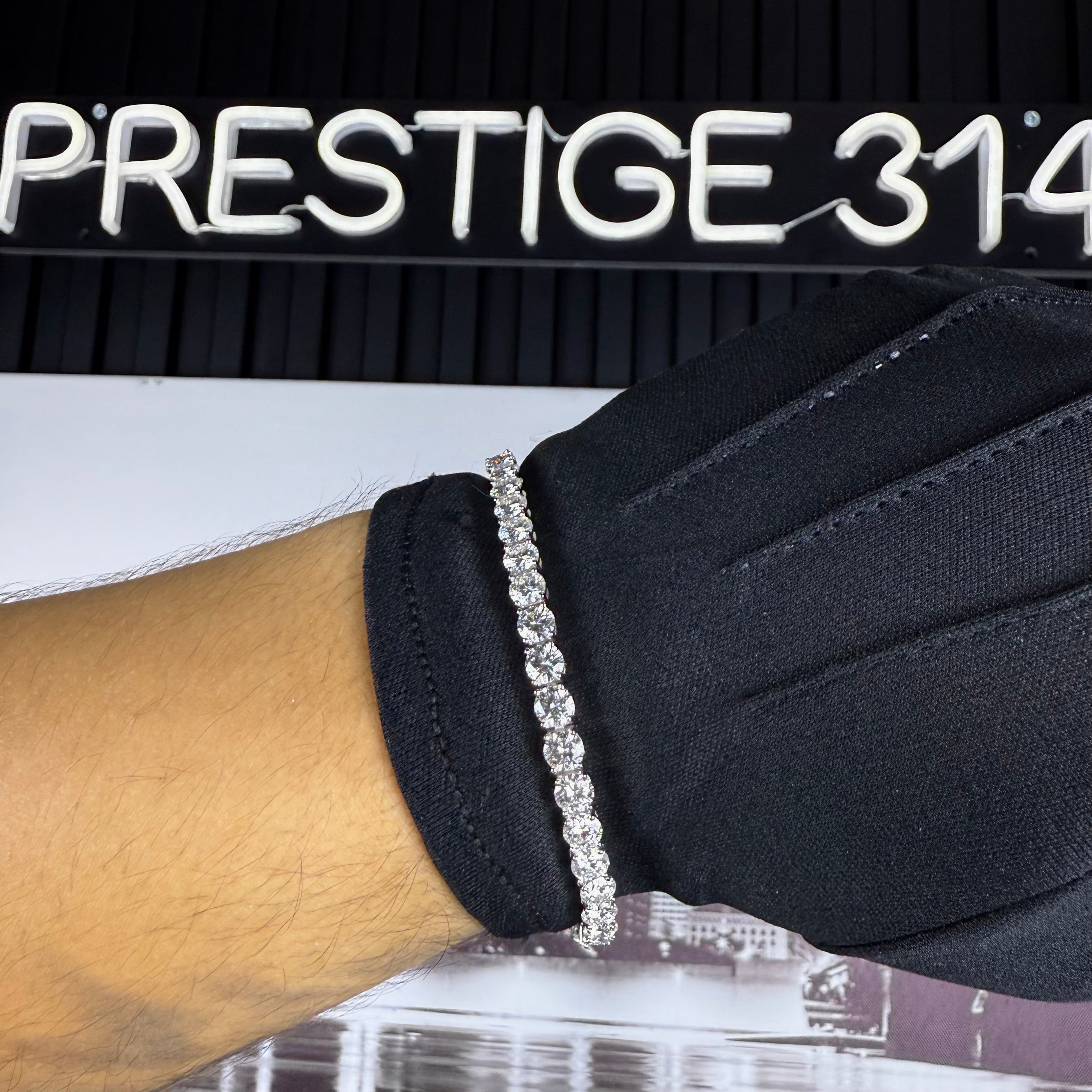 5MM Tennis Bracelet – Moissanite – Sterling Silver
