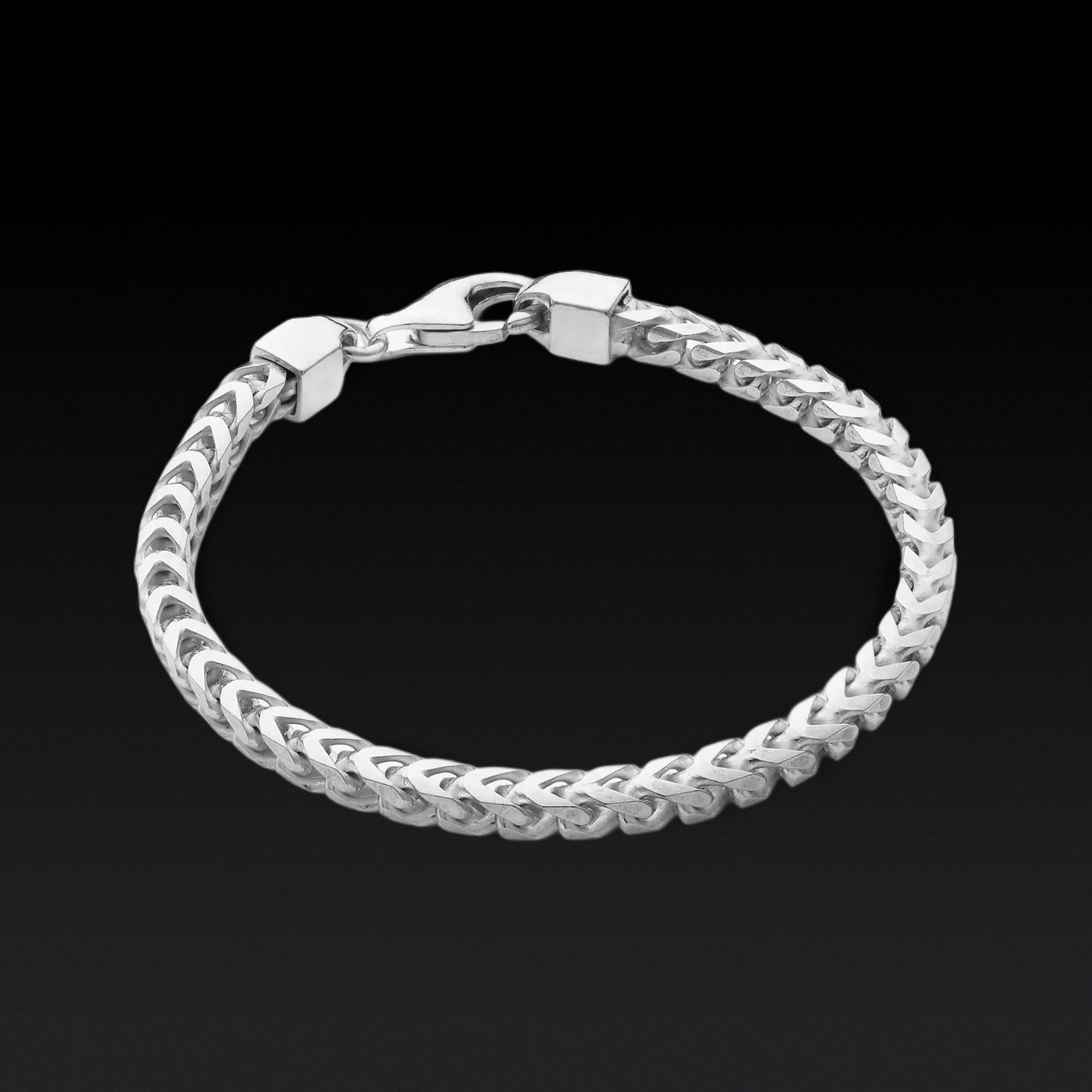 SILVER FRANCO BRACELET - 4.2MM