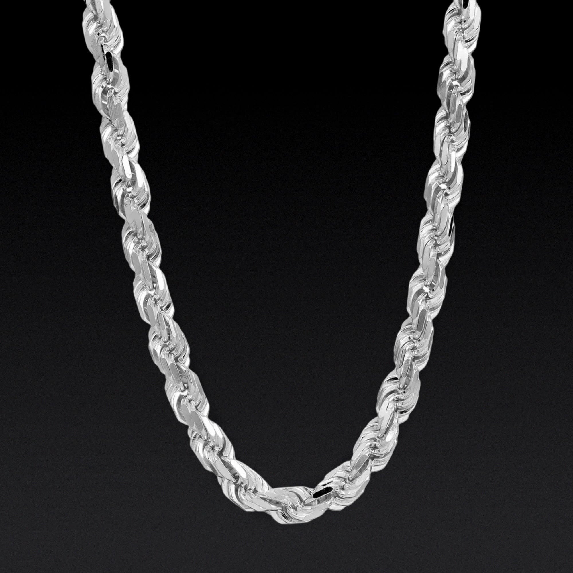 Silver Rope Chain - 7mm