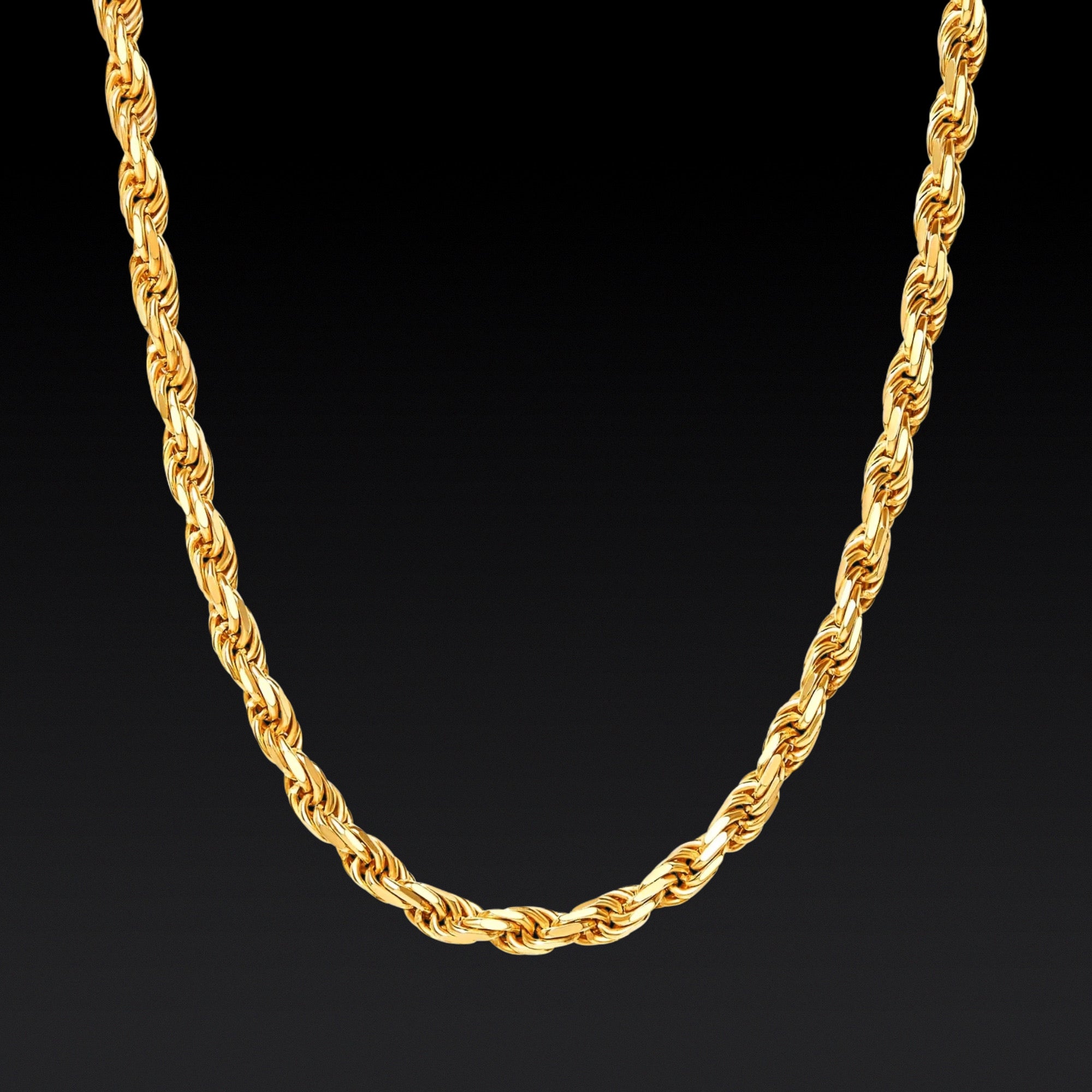 Gold Rope Chain - 4.5mm