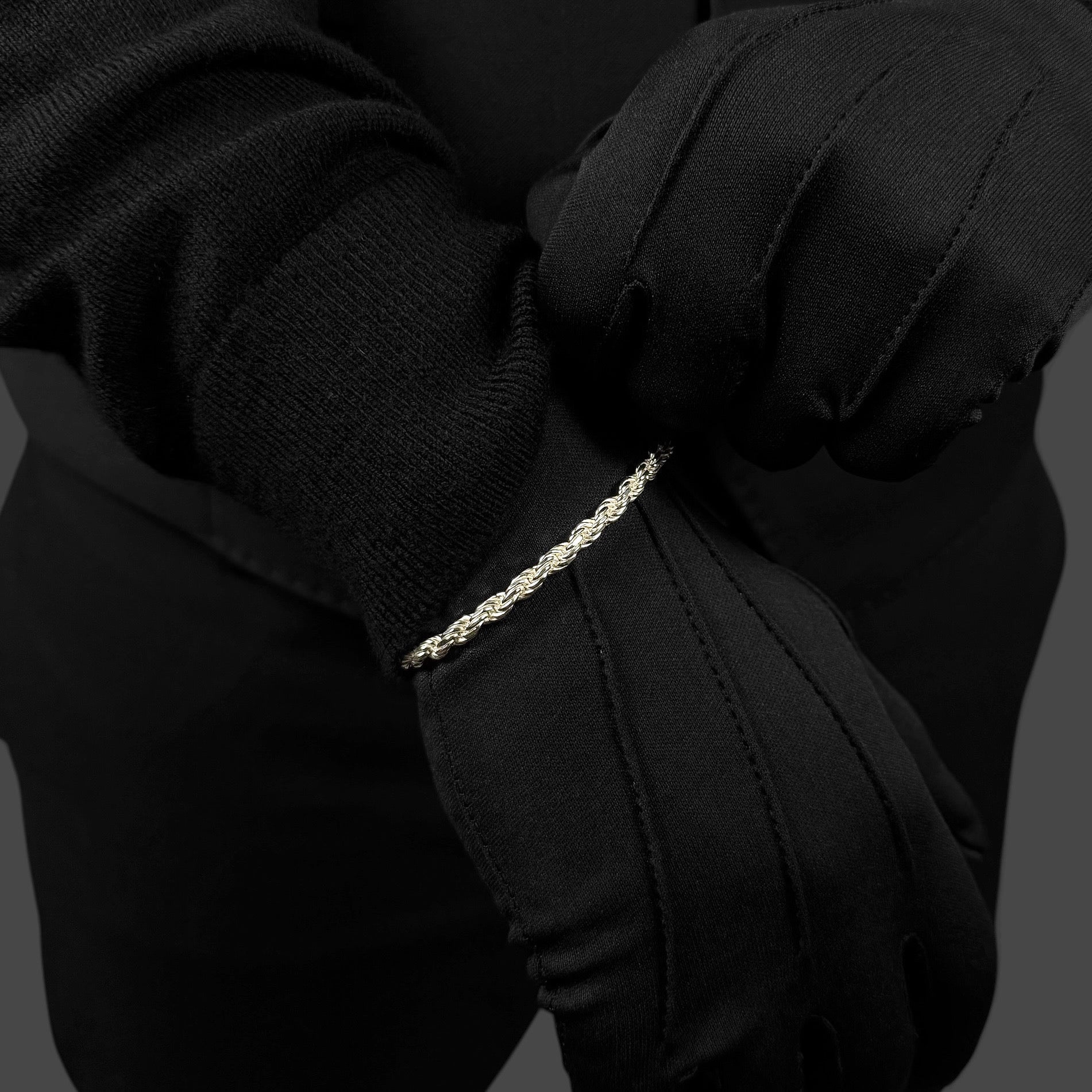 5MM Rope Bracelet – Sterling Silver