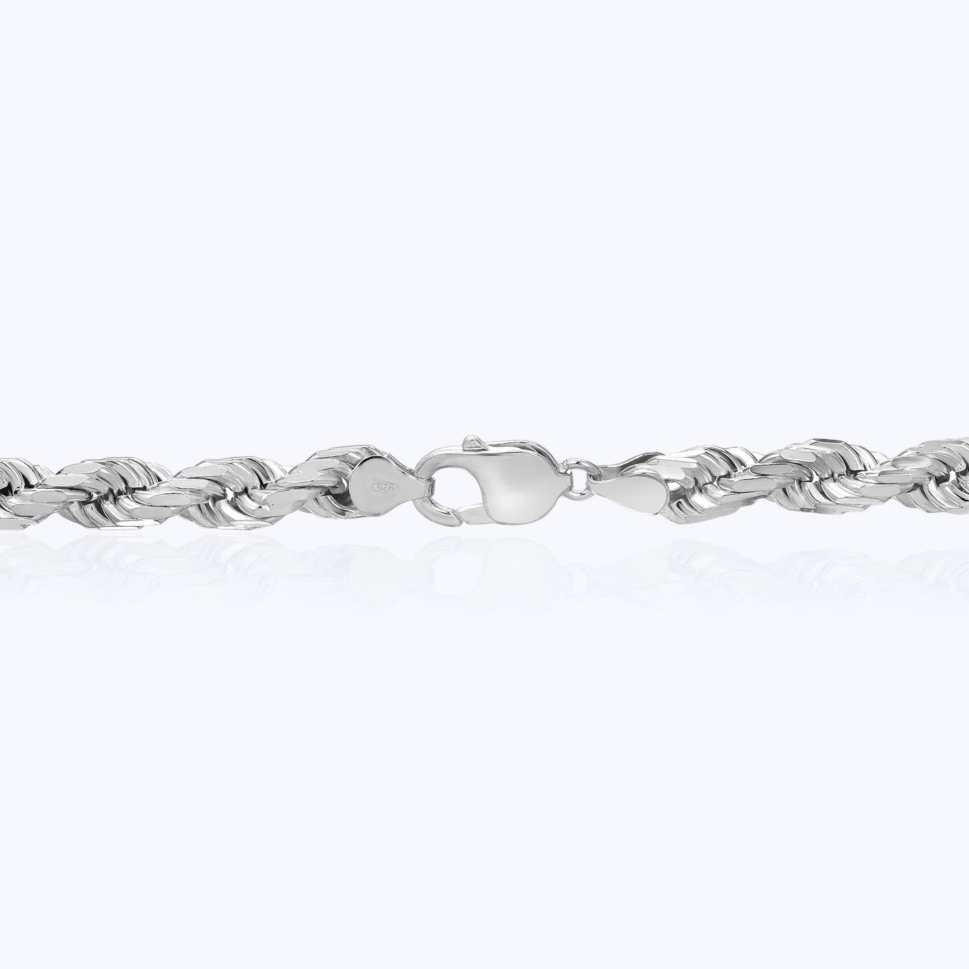 7MM Rope Chain – Sterling Silver