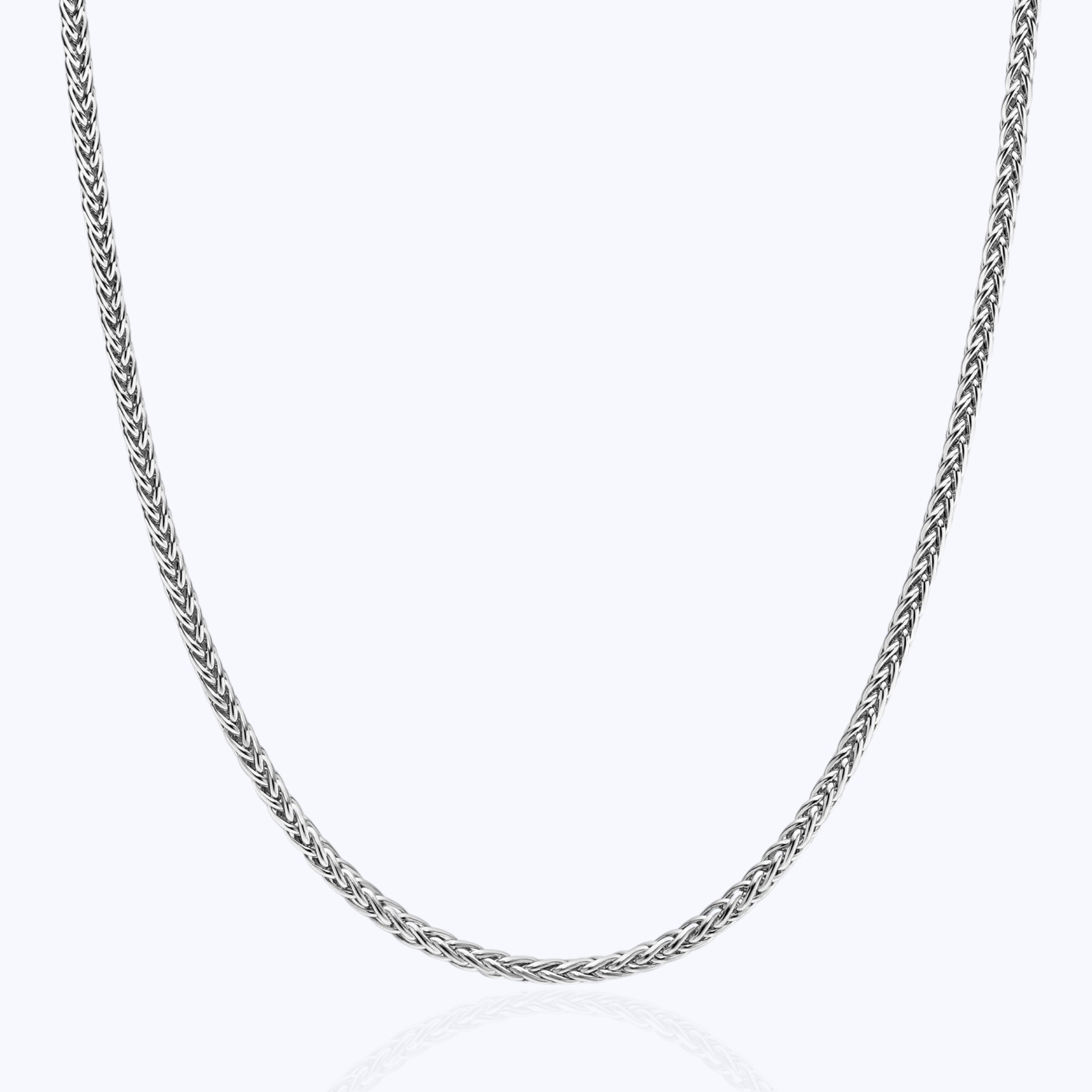 2.5MM Wheat Chain – Sterling Silver